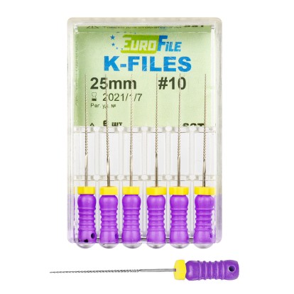 К-Файл / K-Files №10, 25мм, (6шт), EuroFile / Китай